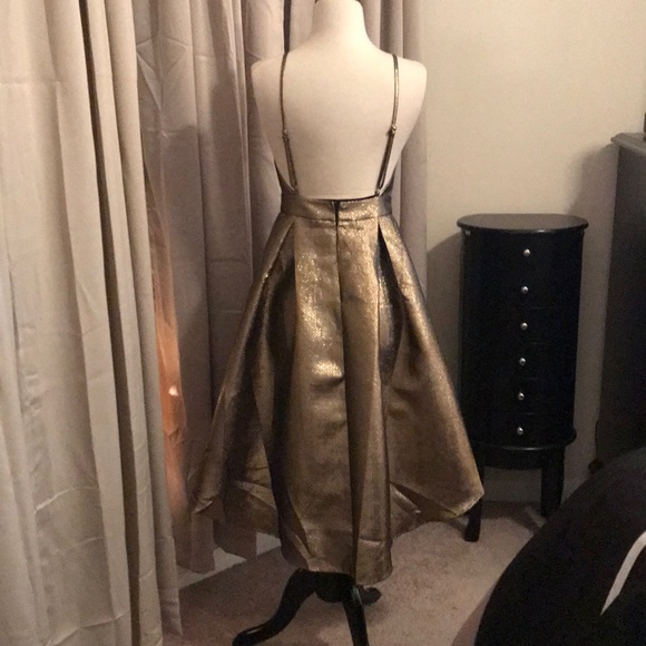 NWOT BRONZE HI LO DRESS - Picture 4 of 6